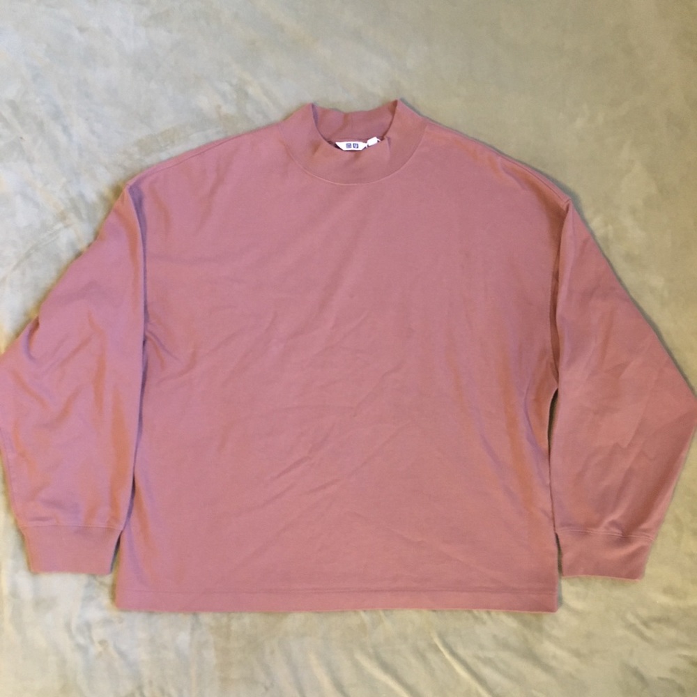 Uniqlo Mock Neck Long-Sleeved Shirt